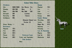 Ancient white unicorn stats.png